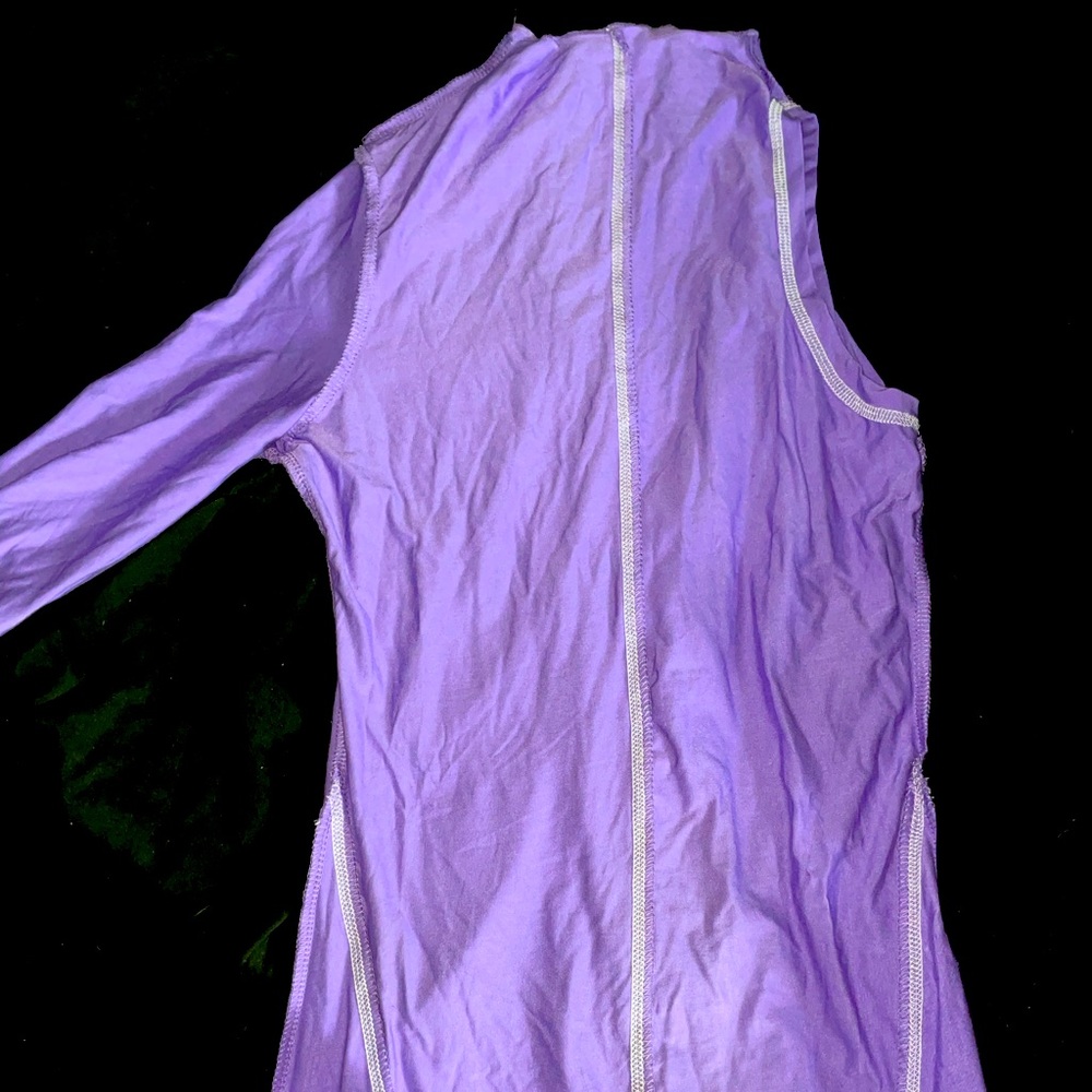 One sleeved mini dress